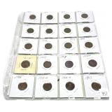 Lot of wheat cents, 40 pcs.