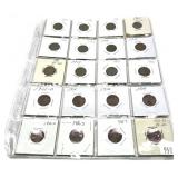 Lot of wheat cents, 40 pcs.