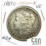 1889-O Morgan dollar