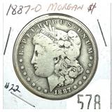 1887-O Morgan dollar