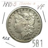 1889-S Morgan dollar
