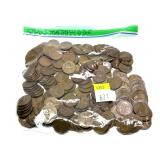 Lot of wheat cents, 200 pcs.