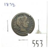 1898 Barber quarter