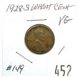 1928-S Lincoln cent