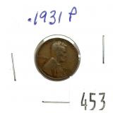 1931 Lincoln cent