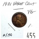 1931 Lincoln cent