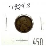 1924-S Lincoln cent