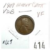 1909 VDB Lincoln cent