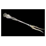 Sterling silver pickle fork, .335 T. oz.