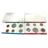 x2- Mint sets: 1971. 1973, -x2 sets, Sold by the