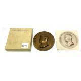 John F. Kennedy table medal