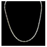 Sterling silver 24" chain necklace, new