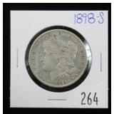 1898-S  Morgan dollar
