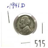 1941-D Jefferson nickel