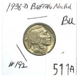 1938-D Buffalo nickel