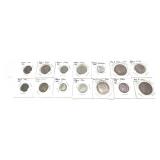 Lot of world coins, 14 pcs.
