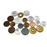 Lot of world coins, 20 pcs.