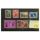 Belgium B250-B255, MNH, CV $82