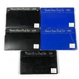 x5- Proof sets 1976-1983, -x5 sets, Sold by the