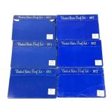 x6- Proof sets: 3- 1971, 3- 1972, -x6 sets,