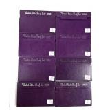 x8- Proof sets 1985-1987, -x8 sets, Sold by the