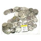 x100- Dimes, 90% silver, -x100 dimes, Sold by