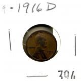 1916-D Lincoln cent