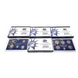 x4- 1999 Proof sets, -x4 sets, Sold by the piece,