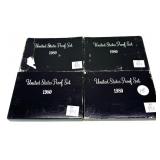 x4- 1980 Proof sets, -x4 sets, Sold by the piece,