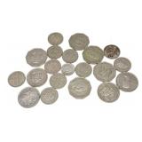 Lot of world coins, 20 pcs.