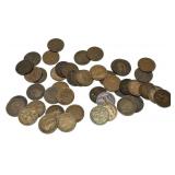 Lot of British farthings, 42 pcs.