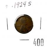 1924-S Lincoln cent