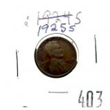 1925-S Lincoln cent