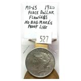 1925 Peace dollar