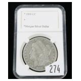 1890-CC Morgan dollar