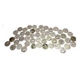 x50- Quarters, 90% silver, -x50 quarters,