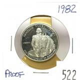 1989 half dollar Proof, 90% silver