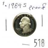 1989-S Proof quarter