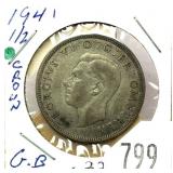1941 British half crown