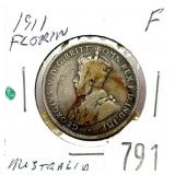 1911 Australian 2 shillings
