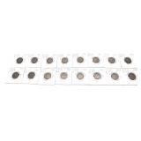 x16- Liberty nickels, mixed dates, -x16 nickels,