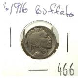1916 Buffalo nickel