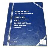 Partial Canadian type set, 9 coins