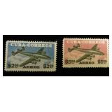 Cuba 120, 121 MNH, CV $91