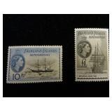 Falkland Islands Dependencies, 1L32, 1L33, MH,