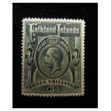 Falkland Islands 36, MH, CV $100