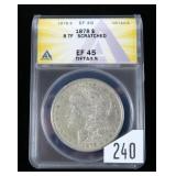 1878 8-T.F. Morgan dollar, ANACS slab certified