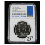 2019-D Kennedy half dollar, NGC slav certified
