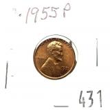 1955 Lincoln cent