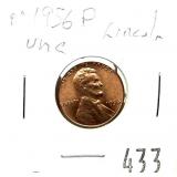 1956 Lincoln cent